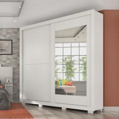 Guarda Roupa Casal 210,30cm 2 Portas de Correr com Espelhos 100% mdf Antúrio Espresso Móveis