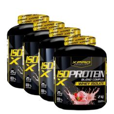 Kit 4x Whey Isso Blend CompleX Protein  2Kg - XPRO-Unissex