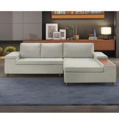 Sofá 3 Lugares com Chaise Clássico - Estofart
