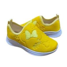 Tênis Infantil Mimi Menina Escolar Confortável Estiloso Volta as Aulas Lançamento-Feminino