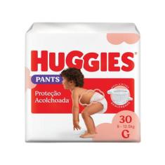 Fralda Huggies Pants Roupinha Proteção Acolchoada Tamanho G Pacote Meg