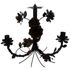 Lustre de Ferro Preço de Fabricante com Flores Artesanais Cozinha
