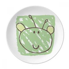 Universo e alienígena Graffiti Alien Prato decorativo de porcelana Salver Prato de jantar