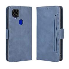 Capa com compartimento para cartão para ZTE Blade V2020, capa flip carteira de couro para ZTE Blade V2020, capa magnética retrô para celular, capa carteira com compartimentos para cartão