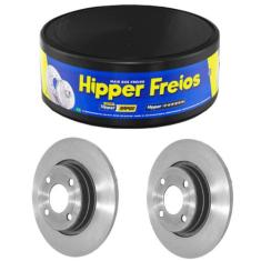 Par Disco Freio Renault Clio 1.0 16V 2008 a 2016 Dianteiro Sólido Hipp