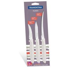 Jogo de Facas Tramontina Plenus com Lâminas em Aço Inox e Cabos de Pol