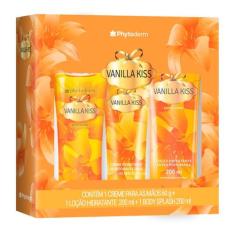 Kit Phytoderm Vanilla Kiss Body Splash + Loção Hidratante 200ml + Crem