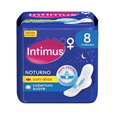 Absorvente Externo Íntimos Noturno Suave com Abas 8 Unidades - Intimus