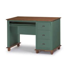 Escrivaninha 3 Gavetas Suporte para Teclado Divisor de Ambiente 50605 