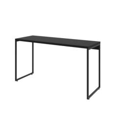 Mesa de Escritório Studio Preta 135 cm - Mobly
