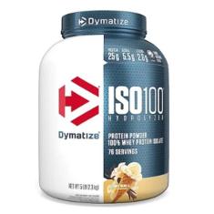 Iso 100 Whey Protein Isolado - Dymatize (2,3kg), Cookies &amp; cream