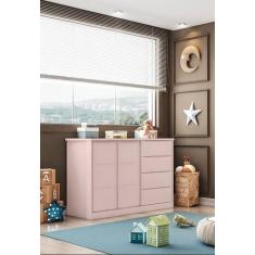 Guarda Roupa Pérola Rosê - Phoenix Baby