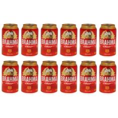 Cerveja Brahma Chopp Lager Pilsen 12 Unidades - Lata 350ml, 12 Unidade
