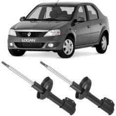 2 Amortecedor Renault Logan 2008 a 2013 Dianteiro Nakata