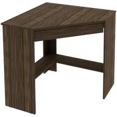 Escrivaninha Mesa Escritorio de Canto 76,5 cm ME4169 Nogal Tecno Mobili