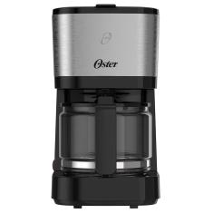 Cafeteira Oster Compacta Inox Jarra de Vidro 750ml Ocaf300 Cafeteira Oster Compacta Jarra de Vidro 750ml Ref: Ocaf300 - 127V