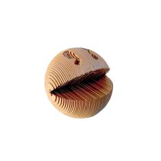 Quebra Cabeças 3D Pacman Busto Mdf 3Mm Natural - Darama