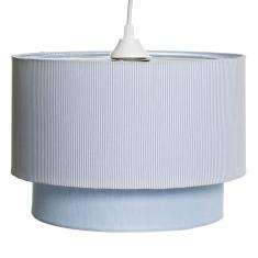 Lustre Tubular Duplo Azul Quarto Bebê Infantil Menino