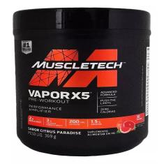 Vapor X5 Pré Treino Muscletech Sabor Citrus Paradise 369G