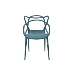 Conjunto Com 2 Cadeiras Rivatti Allegra Pp Verde Petróleo