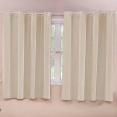 Cortina Blackout Corta Luz 220cm x 130cm - Paulo Cezar Enxovais, PALHA