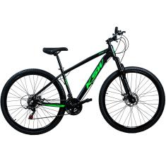 BICICLETA KSW XLT 100 21V SHIMANO RODA LIVRE ARO 29 FREIO A DISCO TAMANHO 19