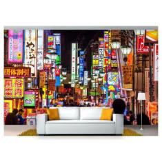 Papel De Parede Cidade Japão Luzes Anúncios  Ncd180 - Você Decora
