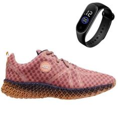 Tênis Feminino Para Academia Caminhada Corrida Conforto Leve + Relógio-Feminino