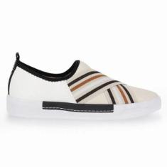 Tênis Feminino Piccadilly S007012 So.Si Slip On Casual-Feminino