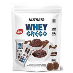 Whey Protein Grego 3W 900g Refil Nutrata Rende 22 doses-Unissex