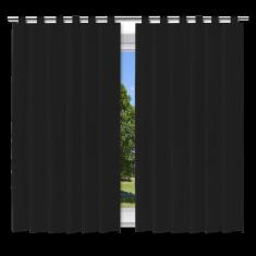 Cortina Blackout Preto - 200x140cm - c/ alça p/ varão