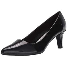 Easy Street Sapato feminino Pointe Dress Pump, Patente preta, 36