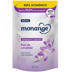 Sabonete Líquido Monange Flor de Lavanda Refil 400ml