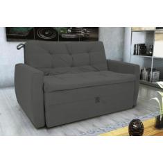 Sofá Cama2 Lugares Meg Cinza Matrix