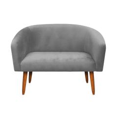 Namoradeira Stella Suede Grafite