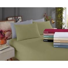 Lencol Avulso Queen com Elastico Malha Sul Brasil, Perola