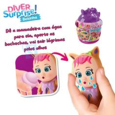 Boneca Diver Surprise Bolsinha Mama E Chora - Sortida - Divertoys Indu