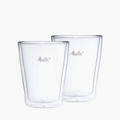 Copo Espresso de Vidro Duplo Melitta 200mL