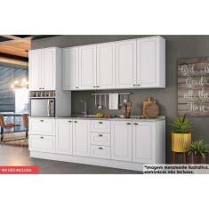 Cozinha Modulada Completa Americana 6 Peças (2Aéreos+2Balcões+1Panelei
