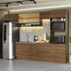 Armário de Cozinha Completa 330cm Rustic Stella Madesa 06