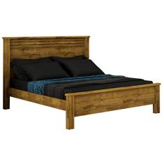 Cama Casal Verona Plus Freijó Dourado