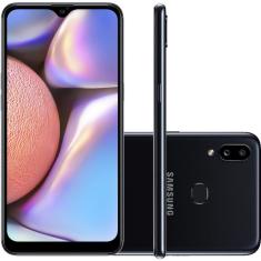 Smartphone Samsung Galaxy A10s 32GB 4G Wi-Fi Tela 6.2'' Dual Chip 2GB RAM Câmera Dupla + Selfie 8MP - Preto