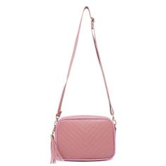 Bolsa Transversal Bolsinha Dia A Dia Pequena Couro De Lado - Pinneri, 