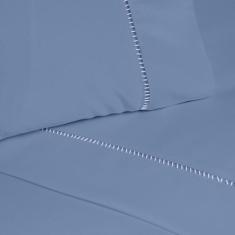 Lençol Slip Casal Suavit 400 Fios 01 Peça  - Borda Bordados Enxovais, 