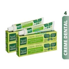Creme dental Boni Natural (90g)  Vegano  4 unidades