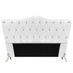 Cabeceira King Size Cama Box de Casal Quarto Estofada Barcelona 198cm 