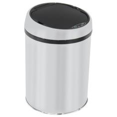 Lixeira Automática Inox Com Sensor Balde Interno Removível 9