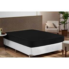 Lençol Cama Casal Padrao Avulso C/Elástico Premiun Liso