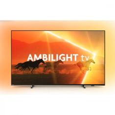 Smart TV Philips Ambilight 55 4K MiniLed Google TV Comando de Voz DolbyVision/Atmos VRR/ALLM BT