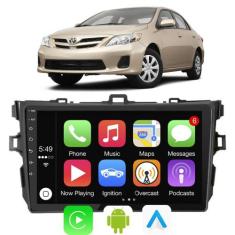 Kit Multimidia Corolla 2009 10 11 12 13 2014 9" Android Auto CarPlay G